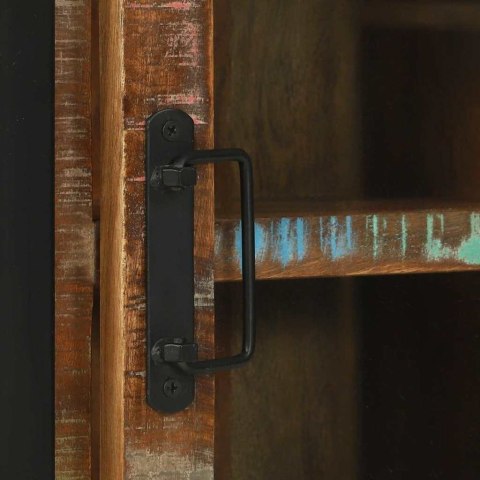 ZESTAW MEBLI ŁAZIENKOWYCH 4 SZT. LITE ODZYSKANE DREWNO