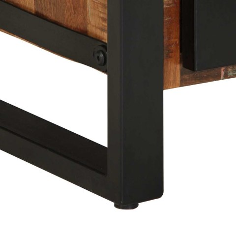 ZESTAW MEBLI ŁAZIENKOWYCH Z PÓŁKĄ LITE DREWNO Z ODZYSKU