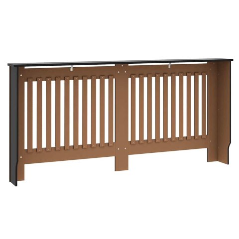 OSŁONA GRZEJNIKA KALORYFERA 2 SZT. CZARNY 172X19X81.5CM