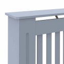 VidaXL Pokrywa Grzejnika 2 pcs Szary 152 x 19 x 81.5 cm