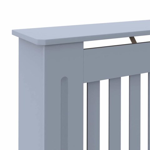 VidaXL Pokrywa Grzejnika 2 pcs Szary 152 x 19 x 81.5 cm