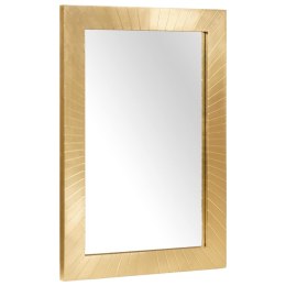 LUSTRO ŁAZIENKOWE Z LUSTREM CZARNY I ZŁOTO 50X2.5X70CM