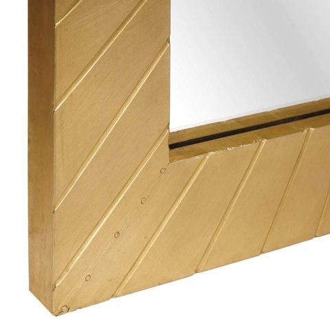 LUSTRO ŁAZIENKOWE Z LUSTREM CZARNY I ZŁOTO 50X2.5X70CM