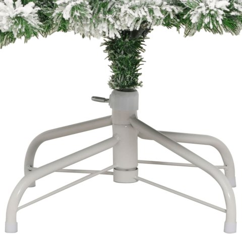 SZTUCZNA CHOINKA ZAWIASOWA OŚNIEŻONA 240CM