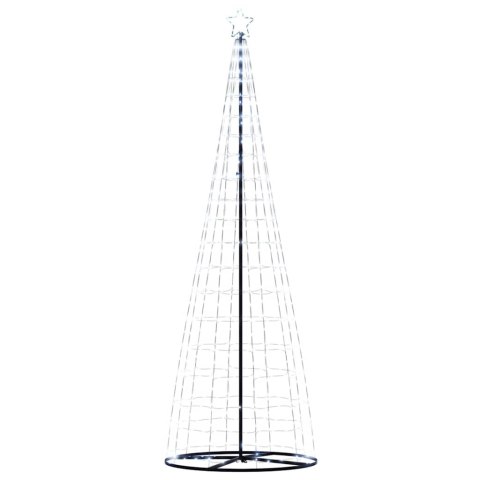CHOINKA LED 550 LED ZIMNA BIEL 304CM