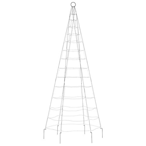 CHOINKA LED NA MASZCIE 200 LED CIEPŁA BIEL 180CM