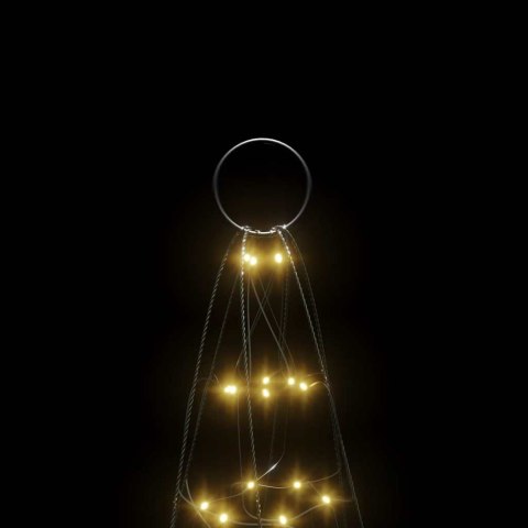 CHOINKA LED NA MASZCIE 200 LED CIEPŁA BIEL 180CM