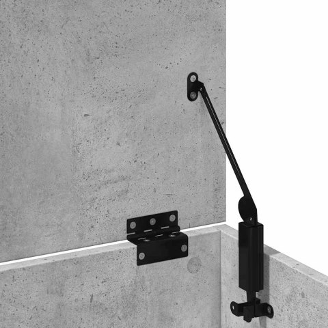 SKRZYNIA SZAROŚĆ BETONU 102X35X35CM