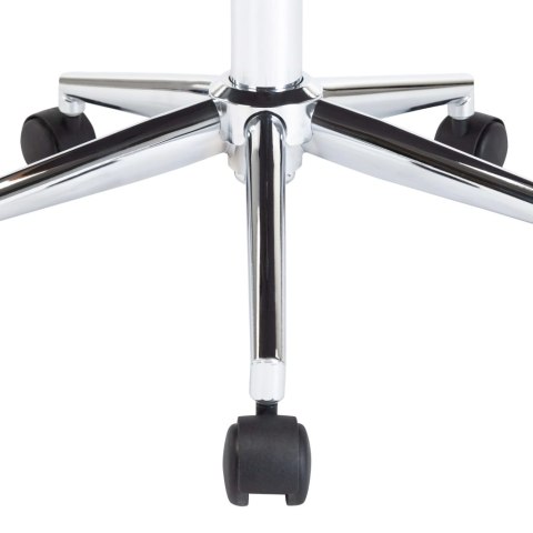 OBROTOWE KRZESŁO STOŁOWE SZARE GIĘTE DREWNO I TKANINA