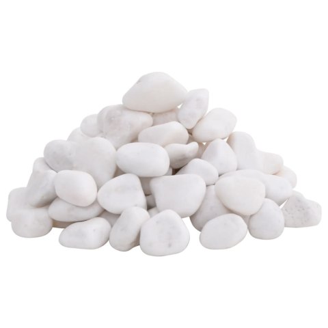 POLEROWANE KAMYKI 10KG BIAŁE 2-5CM