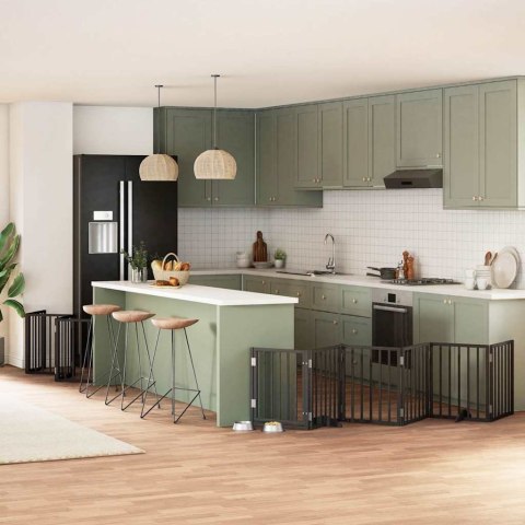 SKŁADANA BARIERKA ZABEZPIECZAJĄCA SCHODY DRZWI BRAMKA OCHRONA DLA PSA 750CM