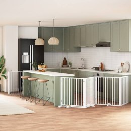 SKŁADANA BARIERKA ZABEZPIECZAJĄCA SCHODY DRZWI BRAMKA OCHRONA DLA PSA 480CM