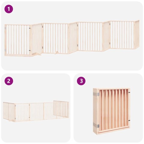 SKŁADANA BARIERKA ZABEZPIECZAJĄCA SCHODY DRZWI BRAMKA OCHRONA DLA PSA 640CM