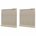 NATURALNE ROLETY BAMBUSOWE 2 SZT 120X160CM