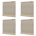 NATURALNE ROLETY BAMBUSOWE 4SZT 120X160CM