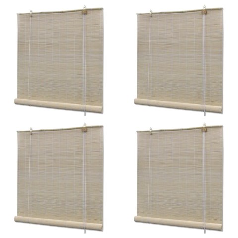 NATURALNE ROLETY BAMBUSOWE 4SZT 120X160CM