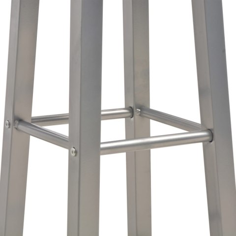 STOŁKI BAROWE 2 SZT ANTRACYTOWE