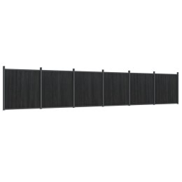 PANEL OGRODZENIOWY SZARY 1045X186CM WPC