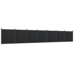 PANEL OGRODZENIOWY SZARY 1218X186CM WPC