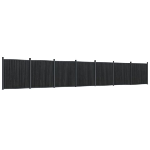 PANEL OGRODZENIOWY SZARY 1218X186CM WPC