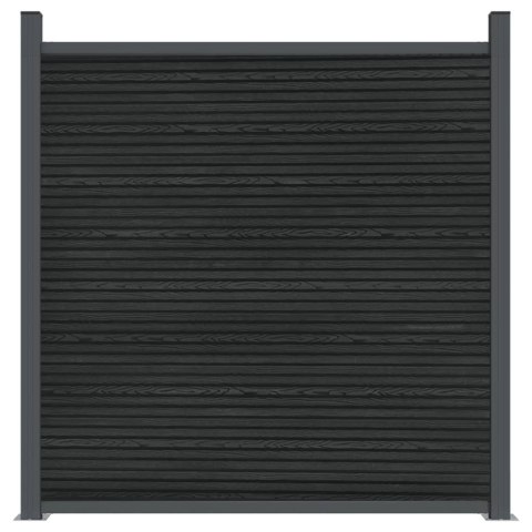 PANEL OGRODZENIOWY SZARY 1564X186CM WPC