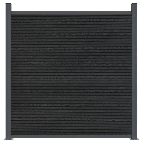 PANEL OGRODZENIOWY SZARY 699X186CM WPC