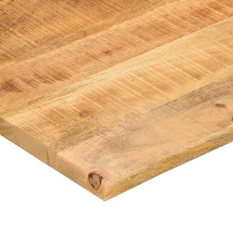 BLAT BIURKA Z WYCIĘCIEM 160X50X2,5CM SUROWE DREWNO MANGO
