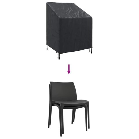POKROWIEC NA KRZESŁO OGRODOWE 75X78X65 / 100CM MATERIAŁ 600D