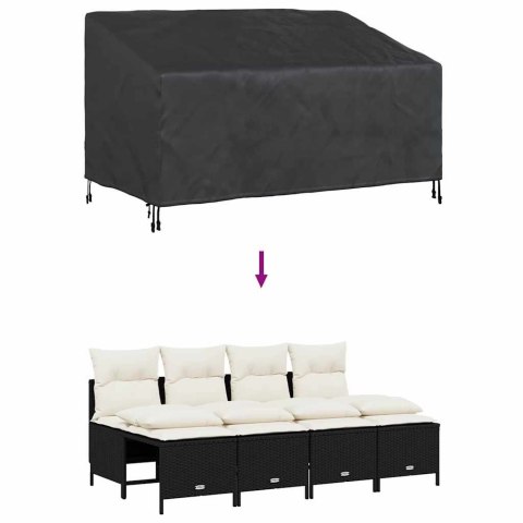 POKROWIEC NA ŁAWKĘ OGRODOWĄ 160X100X61/89CM MATERIAŁ 600D