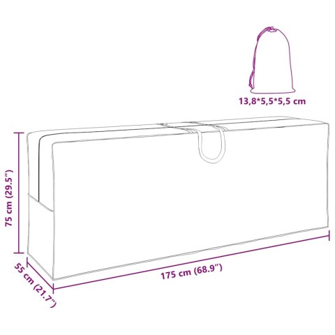 TORBA DO PRZECHOWYWANIA NA ZEWNĄTRZ 175X 55X 75CM