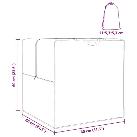 TORBA DO PRZECHOWYWANIA NA ZEWNĄTRZ 80X 80X 60CM