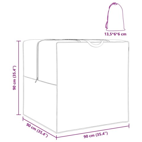 TORBA DO PRZECHOWYWANIA NA ZEWNĄTRZ 90X 90X 90CM