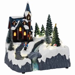 WIOSKA BOŻONARODZENIOWA WIELOKOLOROWE 20.5X 17X 21CM