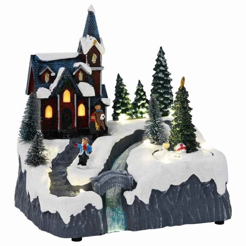 WIOSKA BOŻONARODZENIOWA WIELOKOLOROWE 20.5X 17X 21CM