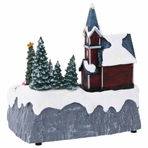 WIOSKA BOŻONARODZENIOWA WIELOKOLOROWE 20.5X 17X 21CM