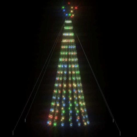 Choinka LED 275 diod LED Kolorowa 180 cm
