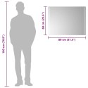 LUSTRO ŁAZIENKOWE Z LED 80X60CM