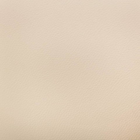 OBROTOWE KRZESŁA STOŁOWE 2 SZT. KREMOWE SZTUCZNA SKÓRA