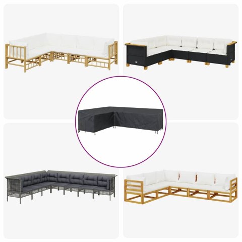 POKROWIEC NA MEBLE OGRODOWE 286X222X80CM MATERIAŁ 600D