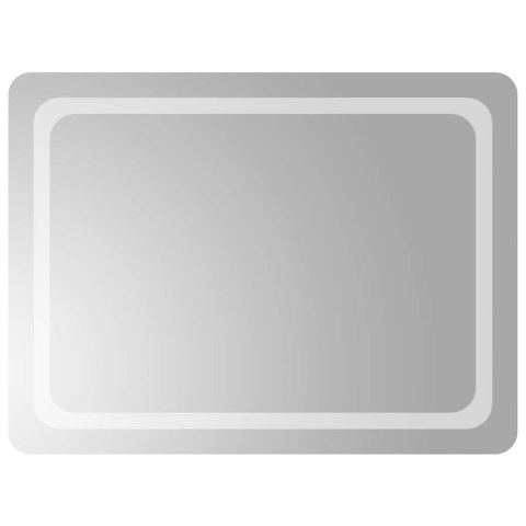 LUSTRO ŁAZIENKOWE Z LED 80X60CM