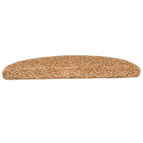 MATY NA SCHODY 10 SZT. 65X21X4CM BEŻOWE PÓŁOKRĄGŁE DUŻE