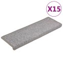 MATY NA SCHODY 15 SZT. 65X21X4CM JASNOSZARY PROSTOKĄTNY BRZEG