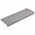 MATY NA SCHODY 15 SZT. 65X21X4CM JASNOSZARY PROSTOKĄTNY BRZEG