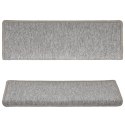 MATY NA SCHODY 15 SZT. 65X21X4CM JASNOSZARY PROSTOKĄTNY BRZEG
