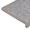 MATY NA SCHODY 15 SZT. 65X21X4CM JASNOSZARY PROSTOKĄTNY BRZEG