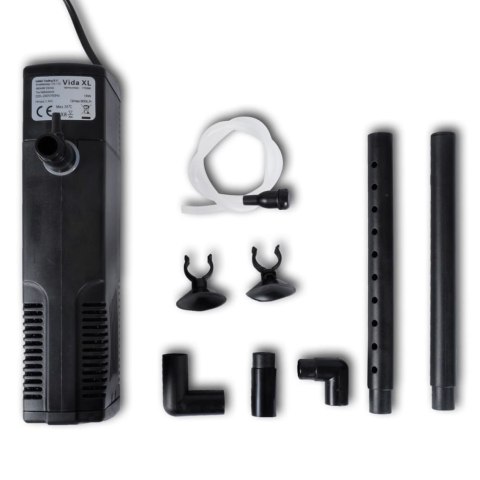 POMPA Z FILTREM WĘGLOWYM DO AKWARIUM 16W 800 L/H CICHA FILTRACJA WOD