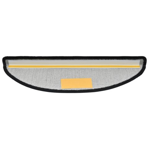 MATY NA SCHODY 10 SZT. 65X24X4CM CIEMNOSZARE PÓŁOKRĄGŁE DUŻE