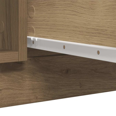 KOMODA Z SZUFLADAMI ARTISAN OAK 100,5X35X76CM DREWNO KLEJONE