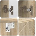 ZESTAW MEBLI ŁAZIENKOWYCH 5 PCS DĄB SONOMA 61X 35X 64CM