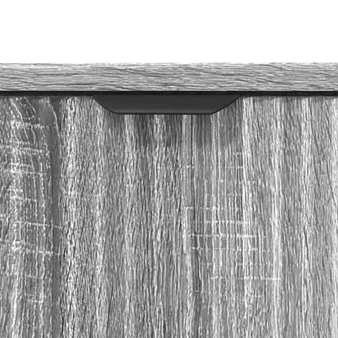 VidaXL Zestaw mebli łazienkowych z szufladą 2 pcs Szary dąb sonoma